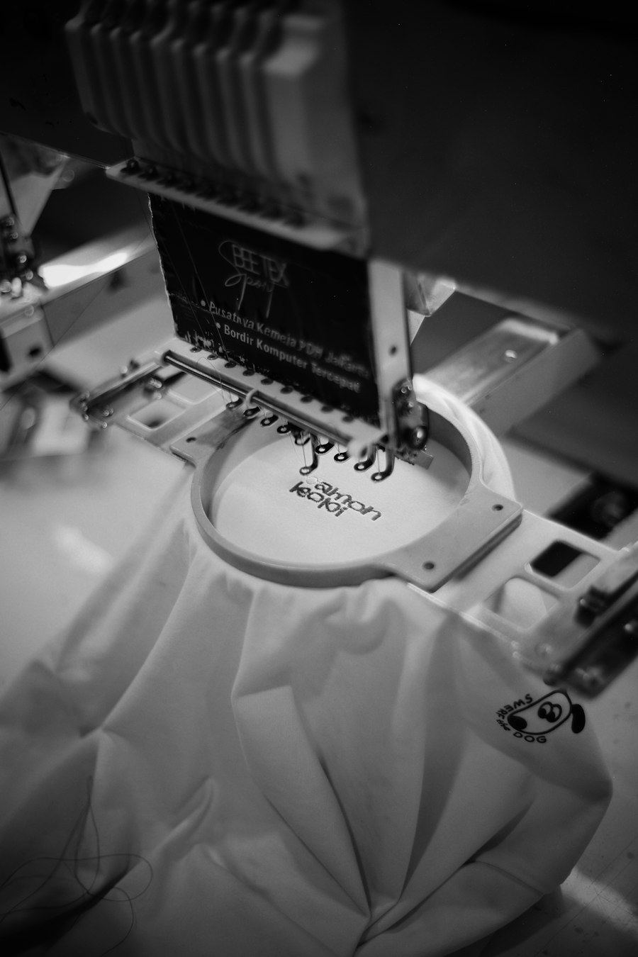 Embellishment department at NTF